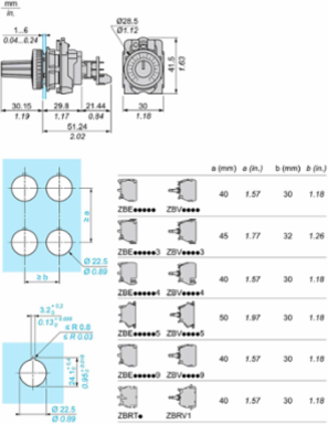 Harmony XB5 Potentiometer 22mm, 10k , IP66, Cermet, 50,000 Cycles