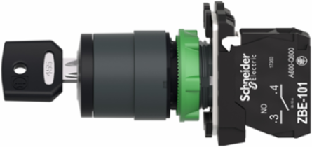 Harmony XB5 Key Selector Switch, 22mm, 2 Positions, IP69