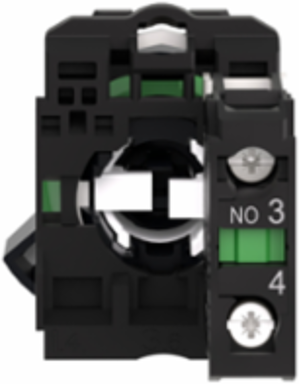 Harmony XB5 Selector Switch, 22mm, Black, Long Handle, 1 NO, IP69K