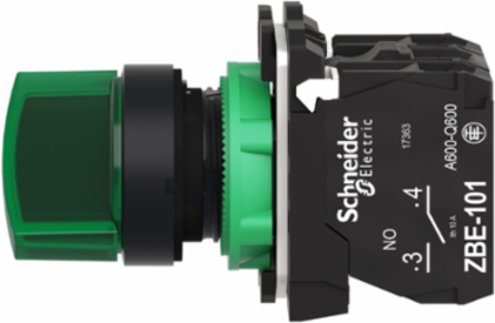 Harmony XB5 Illuminated Selector Switch 22mm 1NO+1NC 110-120V AC