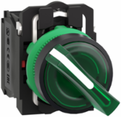 Harmony XB5 Illuminated Selector Switch 22mm 1NO+1NC 110-120V AC
