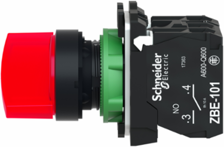 Harmony XB5 Illuminated Selector Switch 22mm 1NO + 1NC 230V-240V AC