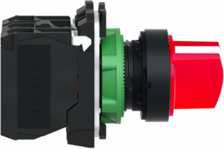 Harmony XB5 Illuminated Selector Switch 22mm 1NO + 1NC 230V-240V AC
