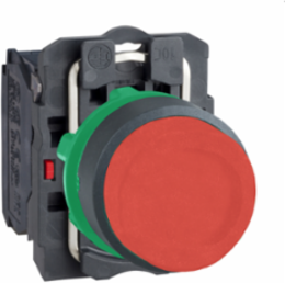 Harmony XB5 Red Push Button 22mm Spring Return 1NC IP66