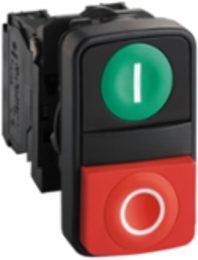 Harmony XB5 Double-Headed Push Button 22mm, IP67, 1 NO + 1 NC