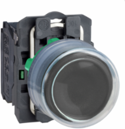 Harmony XB5 22mm Black Push Button, Spring Return, IP66/67/69K