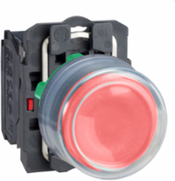 Harmony XB5 Red Push Button 22mm, Spring Return, IP66/IP67/IP69K
