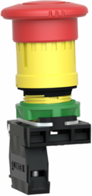 Emergency Stop Push Button, 40mm Red Mushroom, 22mm Mounting, IP66/IP67