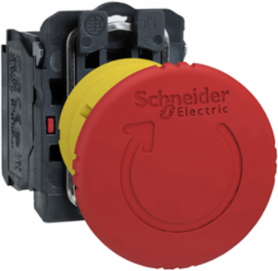 Emergency Stop Push Button, 40mm Red Mushroom, 22mm Mounting, IP66/IP67