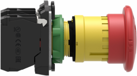 Emergency Stop Button, 40mm Red Mushroom, IP66/IP67, 1 Million Cycles