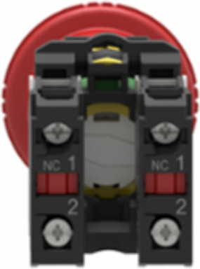 Emergency Stop Button, 40mm Red Mushroom, IP66/IP67, 1 Million Cycles