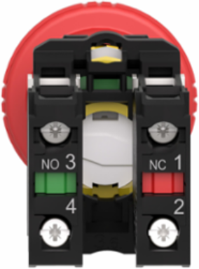 Harmony XB5 Emergency Stop Push Button 40mm, IP66, Red Mushroom