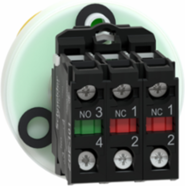 Antimicrobial Emergency Stop Button, 22mm, IP65, 24V AC/DC