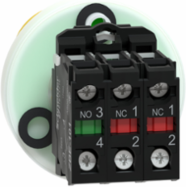 Antimicrobial Emergency Stop Button, 22mm, IP65, 24V AC/DC
