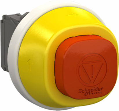 Antimicrobial Emergency Stop Button, 22mm, IP65, 24V AC/DC