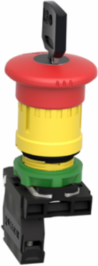 Harmony XB5 Emergency Stop Push Button, 40mm Mushroom, IP66
