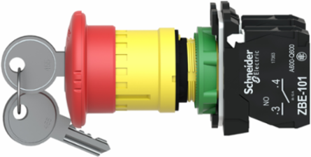 Harmony XB5 Emergency Stop Push Button 40mm Red Mushroom, IP66/IP67