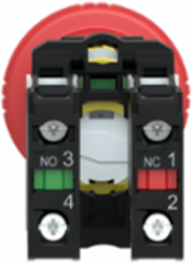 Harmony XB5 Emergency Stop Push Button 40mm Red Mushroom, IP66/IP67