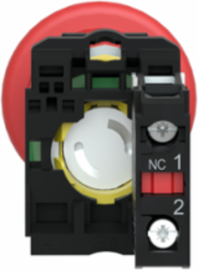 Harmony XB5 Emergency Stop Push Button 40mm Mushroom Head, 22mm Diameter