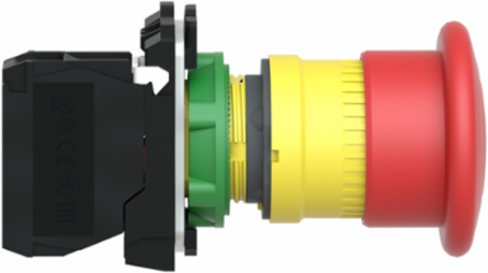 Harmony XB5 Emergency Stop Push Button 40mm Mushroom Head, 22mm Diameter