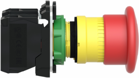 Harmony XB5 Emergency Stop Push Button, 40mm Mushroom, IP66/IP67