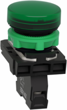 Harmony XB5 Green LED Pilot Light 22mm, IP66, 24V AC/DC