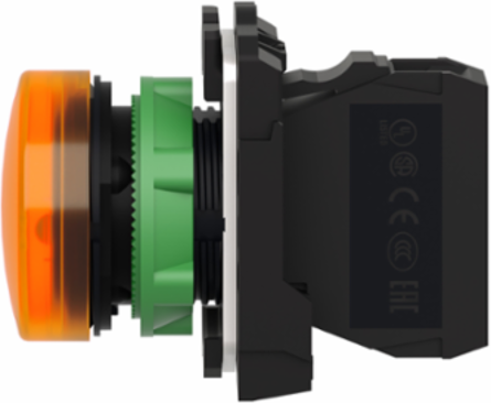 Harmony XB5 Orange Pilot Light, 22 mm, 24V AC/DC, IP66/IP67/IP69K