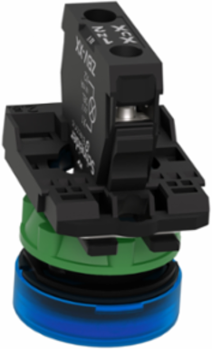 Blue LED Pilot Light 22mm, IP66/IP67, 24V AC/DC, Screw Clamp Terminals