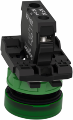 Harmony XB5 22mm Green LED Pilot Light, 110...120V AC, IP66/IP67/IP69K