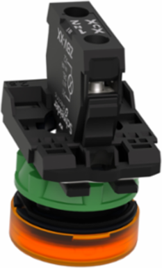 Harmony XB5 22mm Orange Pilot Light, 110-120V AC, LED, IP66/IP67/IP69K