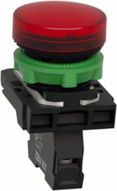 Harmony XB5 Red Pilot Light 22mm, Universal LED, 230...240V AC, IP66/IP69K
