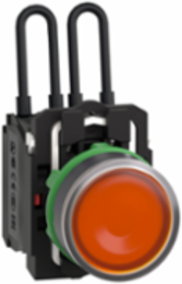 Harmony XB5 22mm Push-to-Test Pilot Light, Orange LED, 110-120V AC
