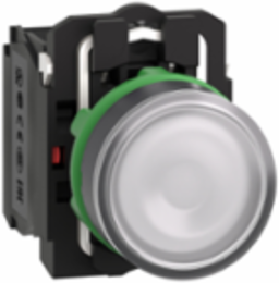 Illuminated Push Button 22mm, Universal LED, 1NO + 1NC, 230V AC