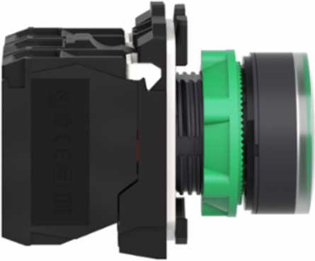 Harmony XB5 22 mm Illuminated Green Push Button, IP66, 110-120V AC