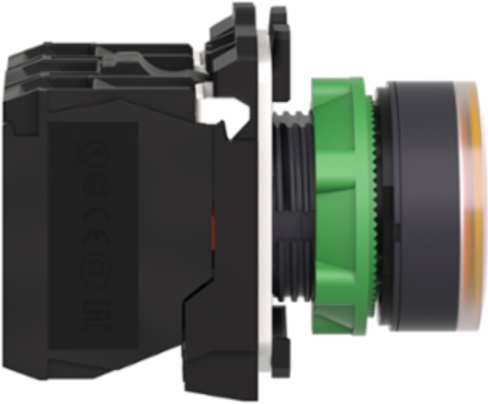 Harmony XB5 22mm Orange Illuminated Push Button, 1NO+1NC, 24V AC/DC
