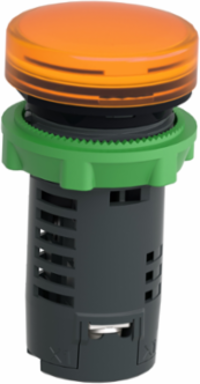 Harmony XB5 Monolithic Pilot Light, 22mm Diameter, Orange, 24V AC/DC