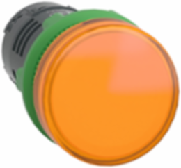 Harmony XB5 Monolithic Pilot Light, 22mm Diameter, Orange, 24V AC/DC