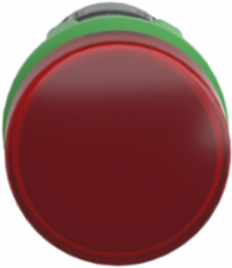 Harmony XB5 Monolithic Pilot Light, 22mm, Red, IP66/IP67/IP69K, 110...120V AC
