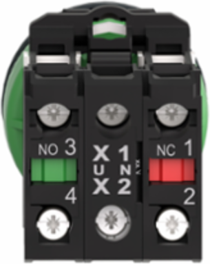 Harmony XB5 Illuminated Selector Switch 30mm 1NO + 1NC 24V AC/DC