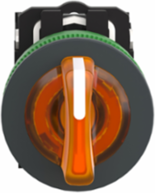 Harmony XB5 Illuminated Selector Switch, 30.5mm, 1NO + 1NC, IP66