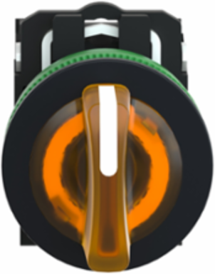 Harmony XB5 Illuminated Selector Switch, 30.5mm, 1NO + 1NC, IP66
