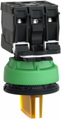 Harmony XB5 Illuminated Selector Switch, 30.5mm, 1NO + 1NC, IP66
