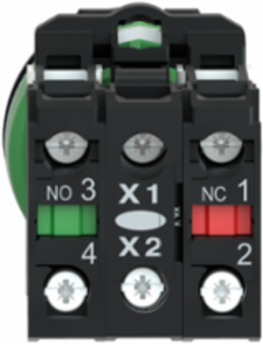 Harmony XB5 Illuminated Selector Switch, 30.5mm, 1NO + 1NC, IP66