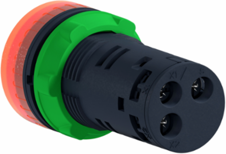 Harmony XB5 22mm Red Illuminated Buzzer, 90 dB, 110-120V AC/DC
