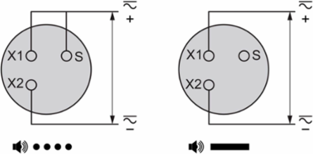 Harmony XB5 22mm Red Illuminated Buzzer, 90 dB, 110-120V AC/DC