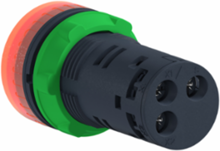 Harmony XB5 Annunciator, 22mm, Red Plastic, 230...240V AC, 90 dB