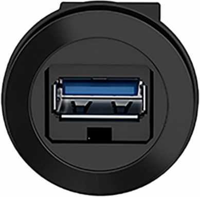 Harmony XB5 Panel Mounted USB Port, 22 mm, USB 3.0 Type A