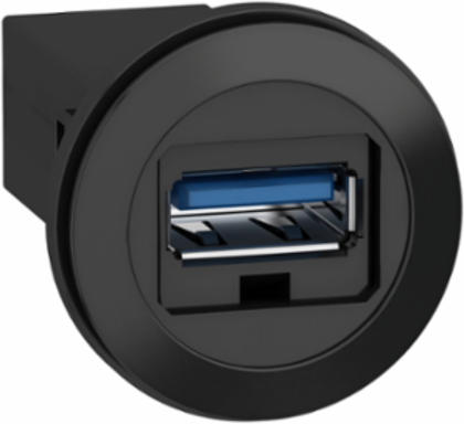 Harmony XB5 Panel Mounted USB Port, 22 mm, USB 3.0 Type A
