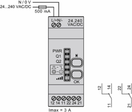 Harmony XB5R Wireless Push Button 22mm 24-240V AC/DC with 10 Caps