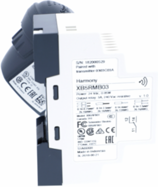 Harmony XB5 Wireless Batteryless Push Button Kit, 22mm, 24V DC